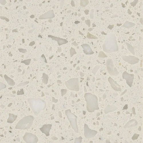 White Engineered Marble, For Countertops, Thickness: 15-20 mm