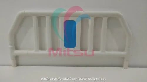 Mitsu Chem Covid''19 Hospital Bed ABS Grill Head/Foot Bow With Rod Type Fitting (M5-Migo)