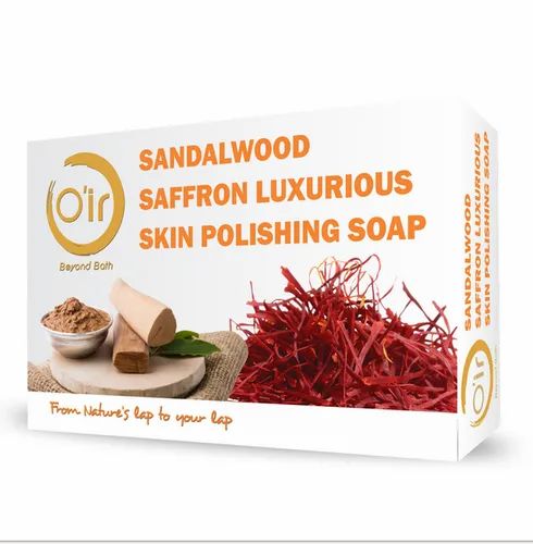 Oir Sandalwood Saffron Luxurious Skin Polishing Soap