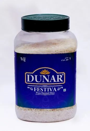 Dunar Festiva Pusa Basmati Rice, Packaging Size: 1 Kg, Jar