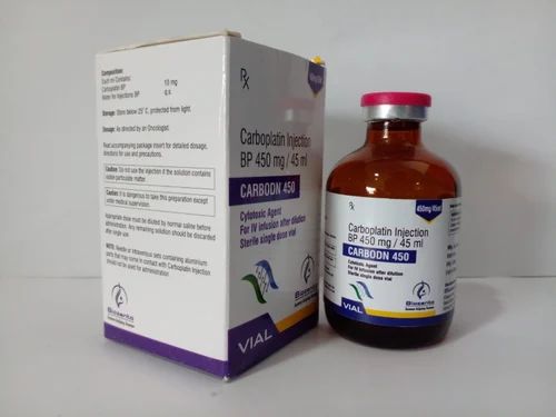 Carbodn 450 Biozenta 450mg Carboplatin Injection, Dosage Form: Vial, Packaging: Box