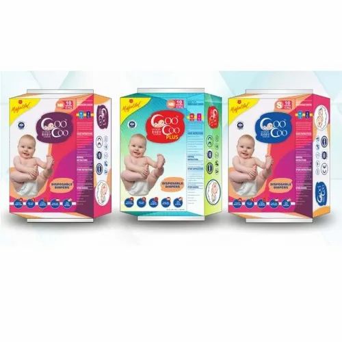 Anti Rash,Cotton Mafatlal Small 4 kg Coocoo Open Baby Diaper