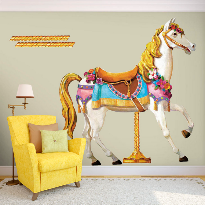 Carousel Horse Wall Sticker